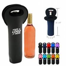 Neoprene Single Wine Bottle Carrier Sleeve Cooler Tote Bag 